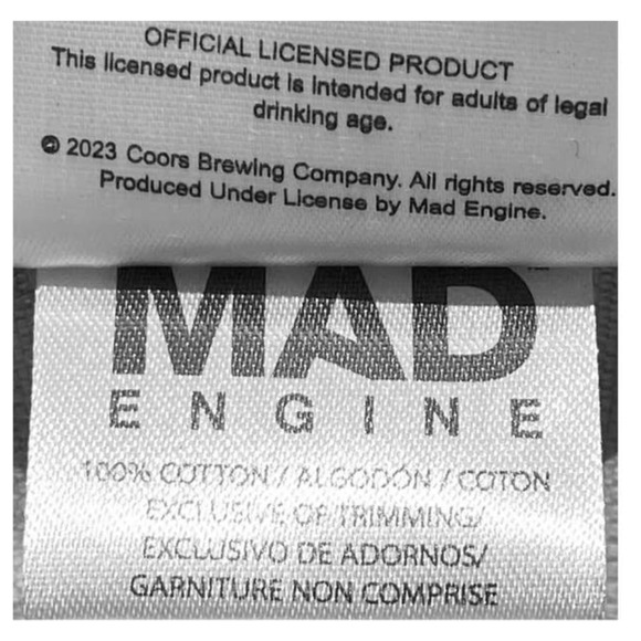 Coors Rocky Mountains Logo Beer Colorado Beige Corduroy Snapback Rope Cap Hat - Picture 3 of 14